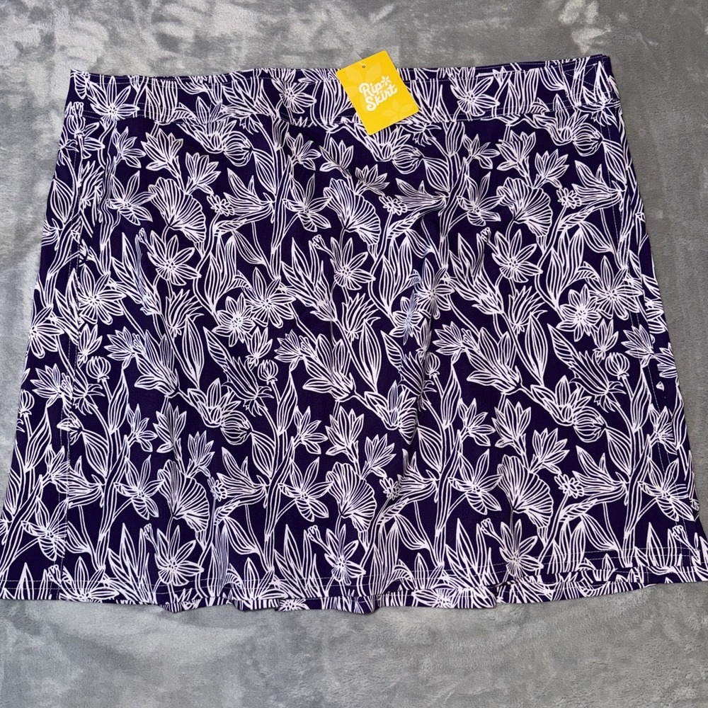 New RIPSKIRT Women's XXL‎ Viola Purple LENGTH 2 WRAP SKIRT CoverUp QuickDry